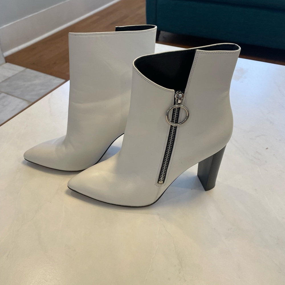 Women’s White Paige High Heel Boot